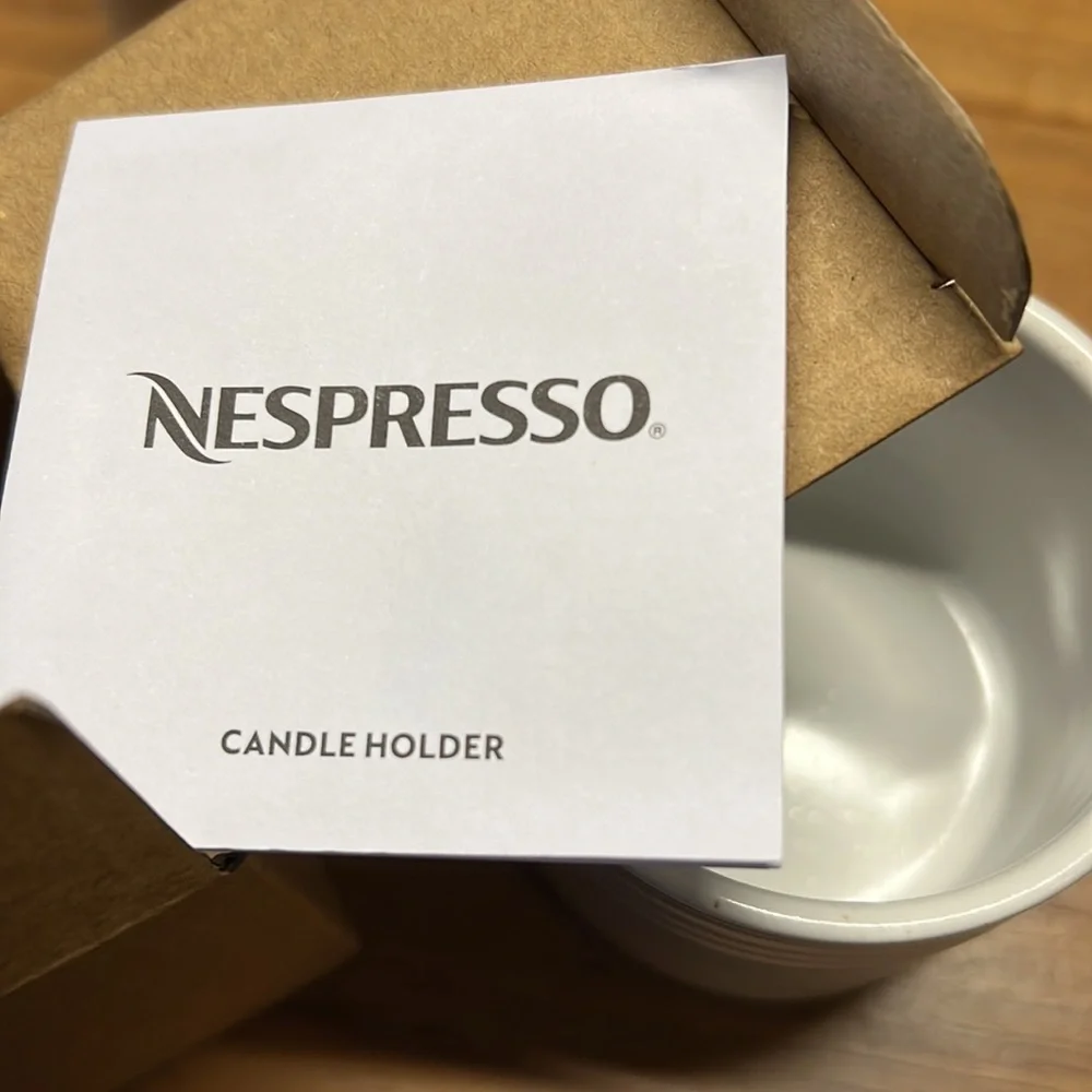 Nespresso Set of 2 Candle Holders